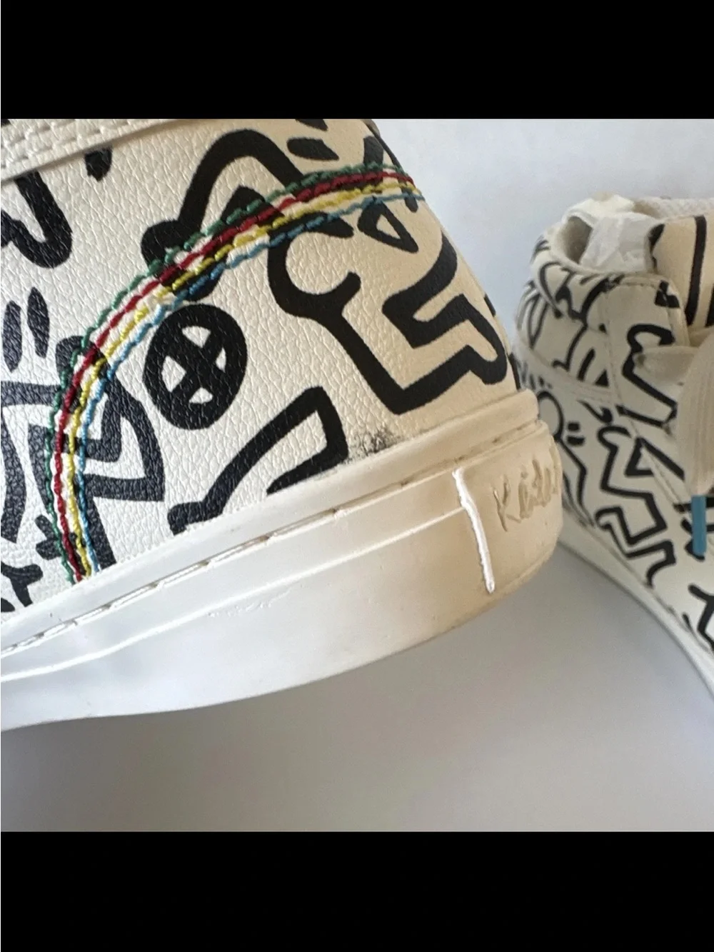 Zara x Keith Haring High Top Sneakers In Great Condition Please Read Desc.